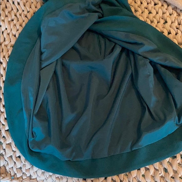 Rachel Zoe Teal Tulip-hem dress - Picture 7 of 8